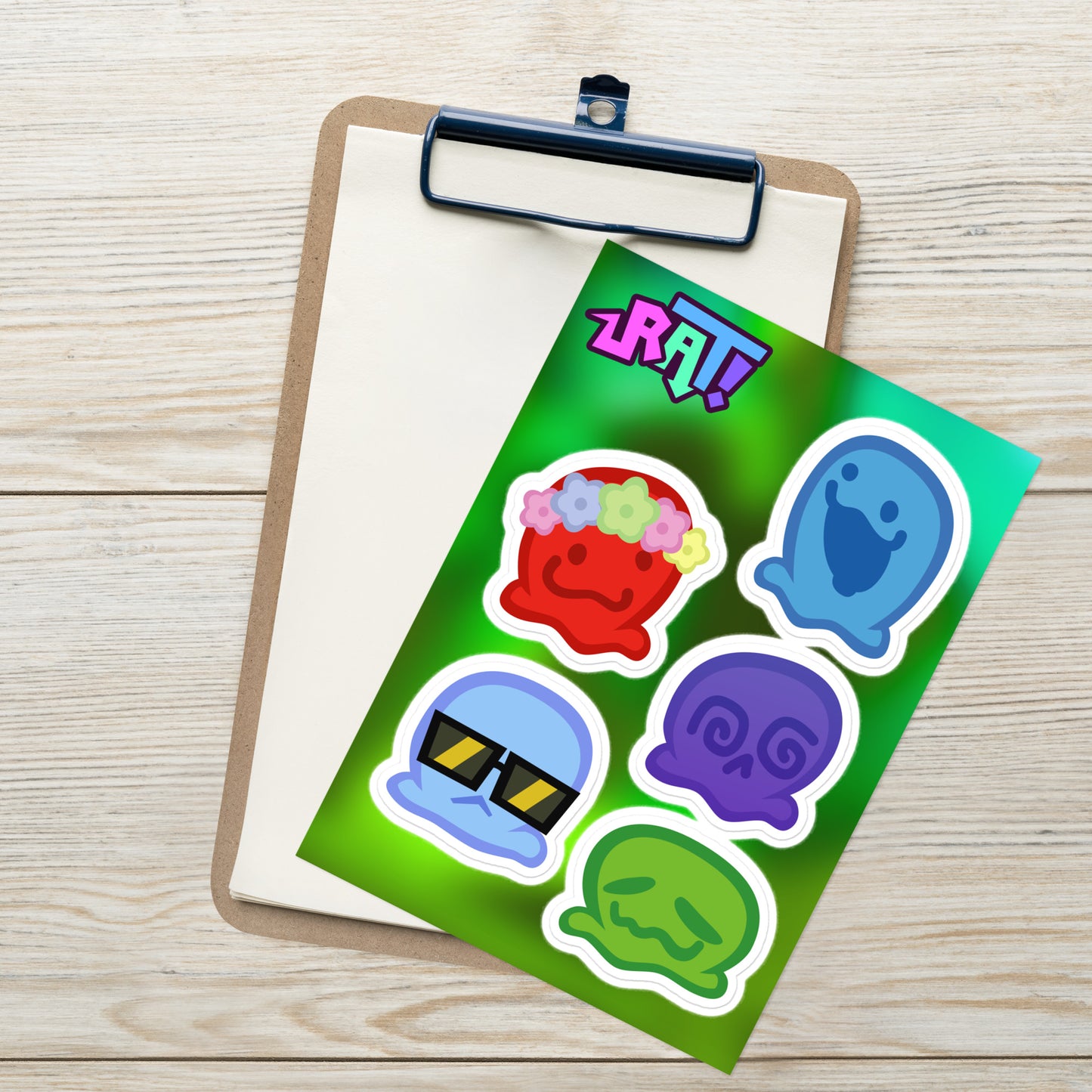 SLIMES! Sticker Sheet
