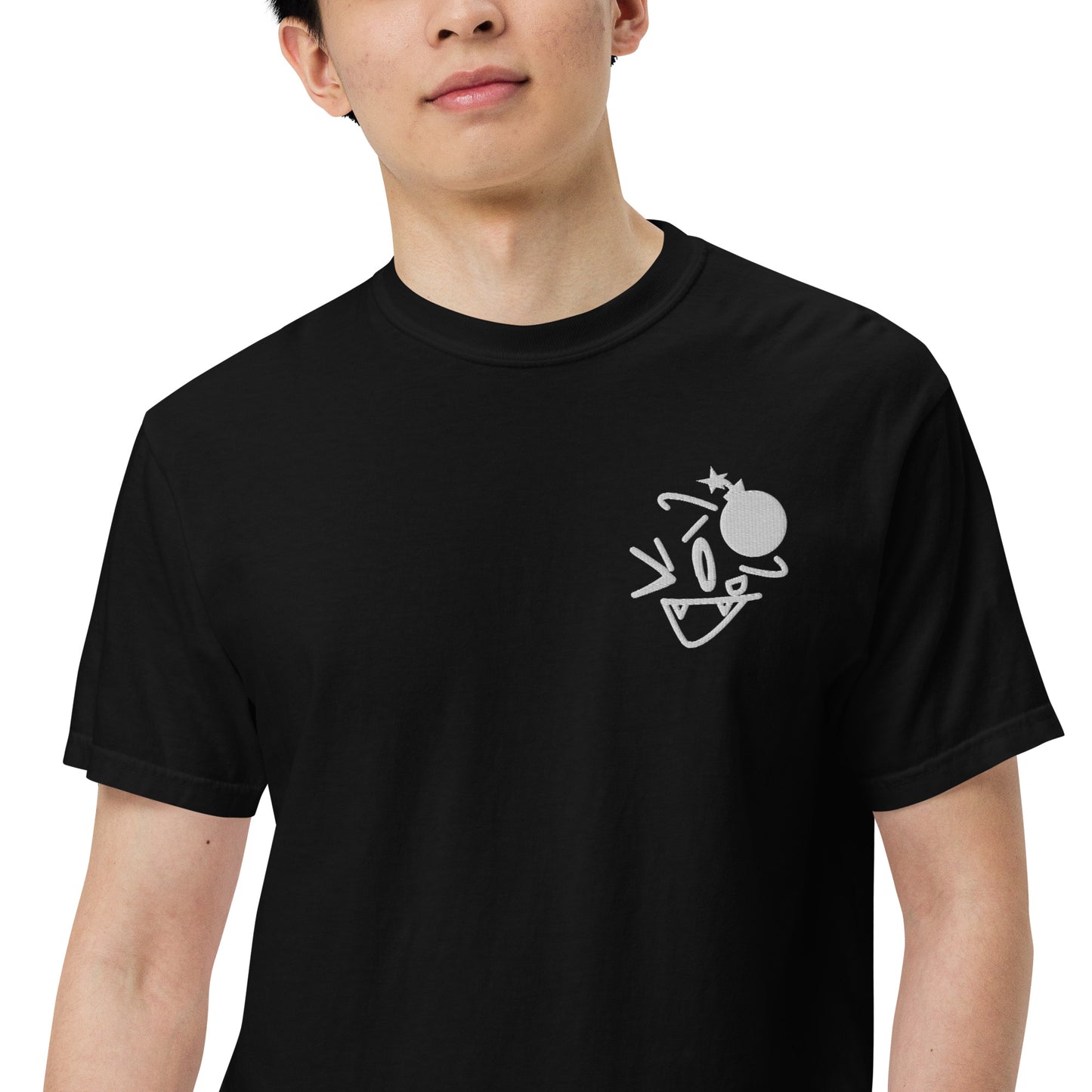 Mintii Embroidered Face T-Shirt