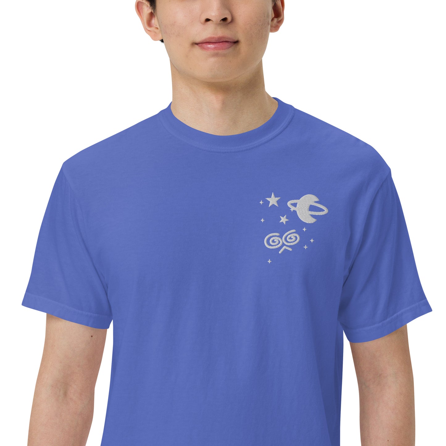 Niiko Embroidered Face T-Shirt