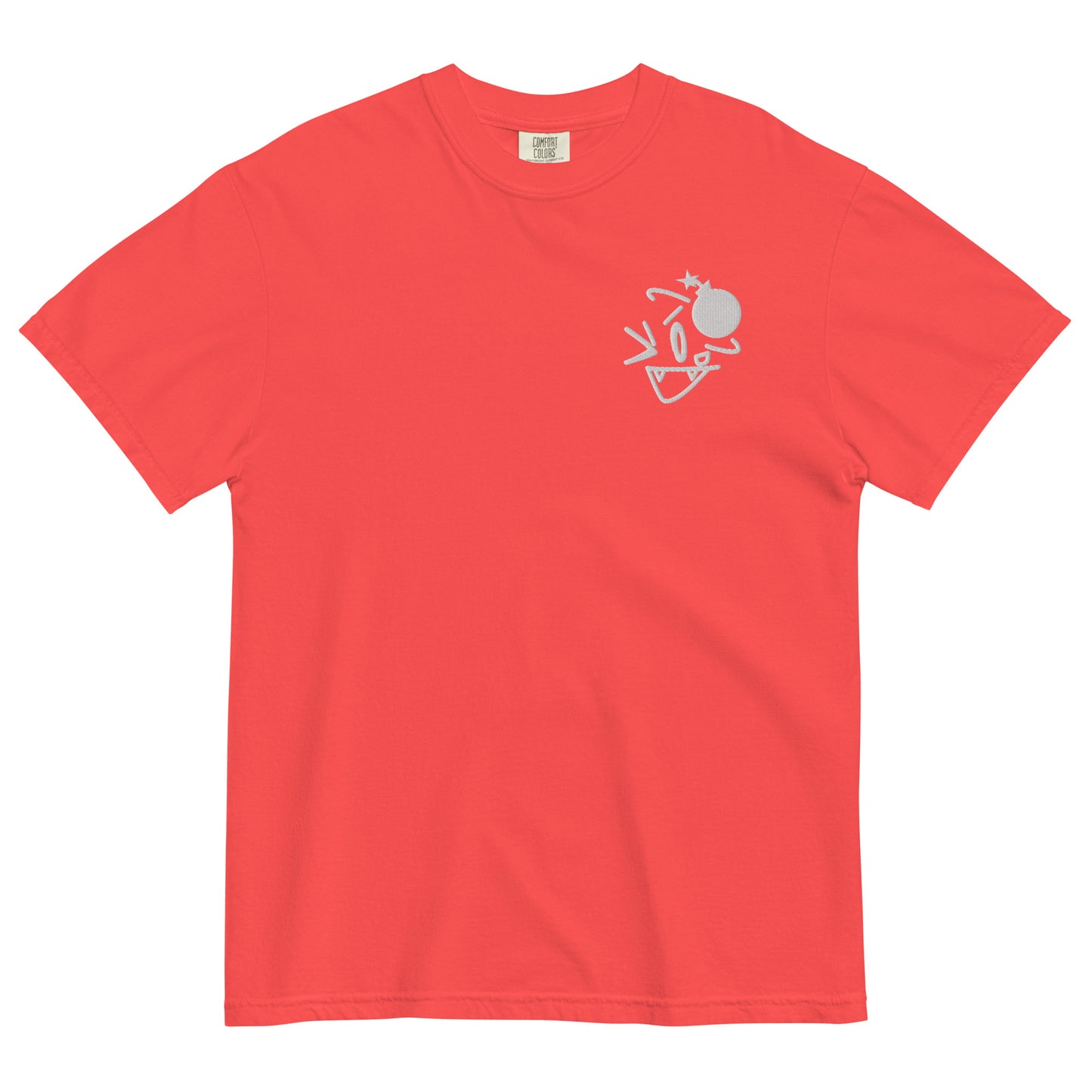 Mintii Embroidered Face T-Shirt