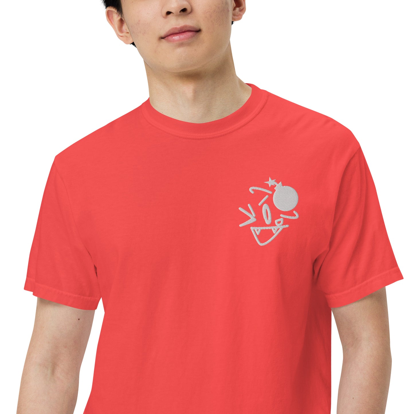 Mintii Embroidered Face T-Shirt