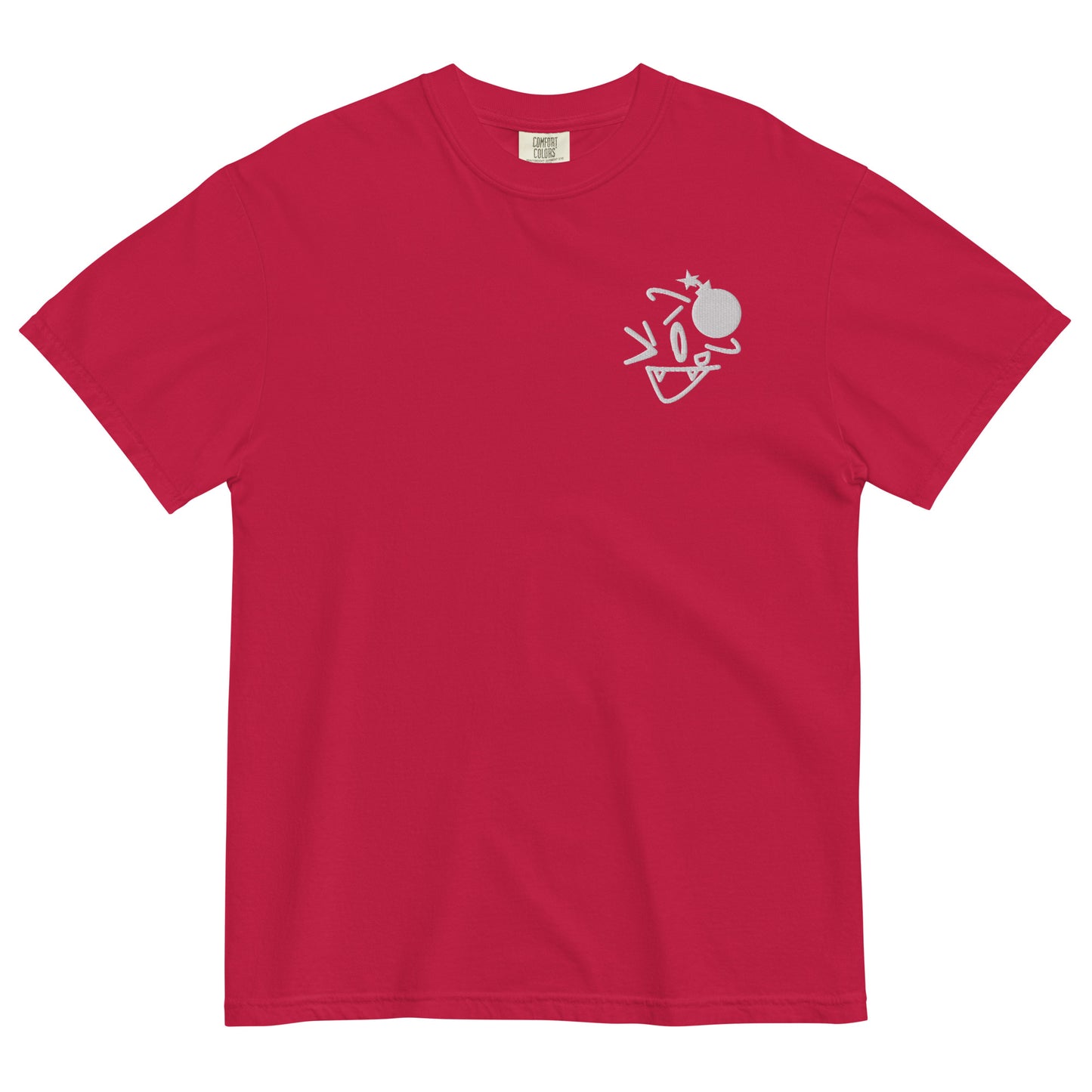 Mintii Embroidered Face T-Shirt
