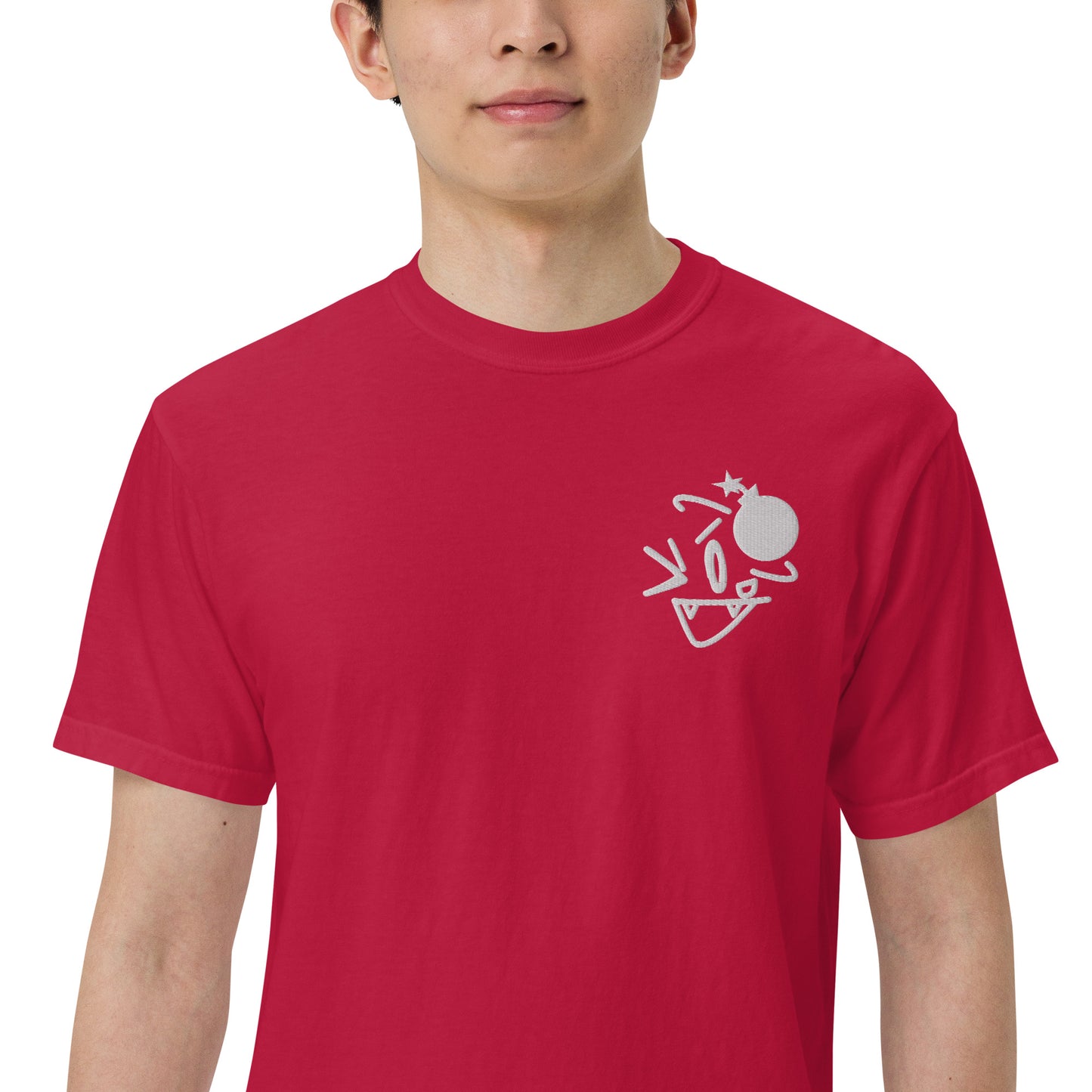Mintii Embroidered Face T-Shirt