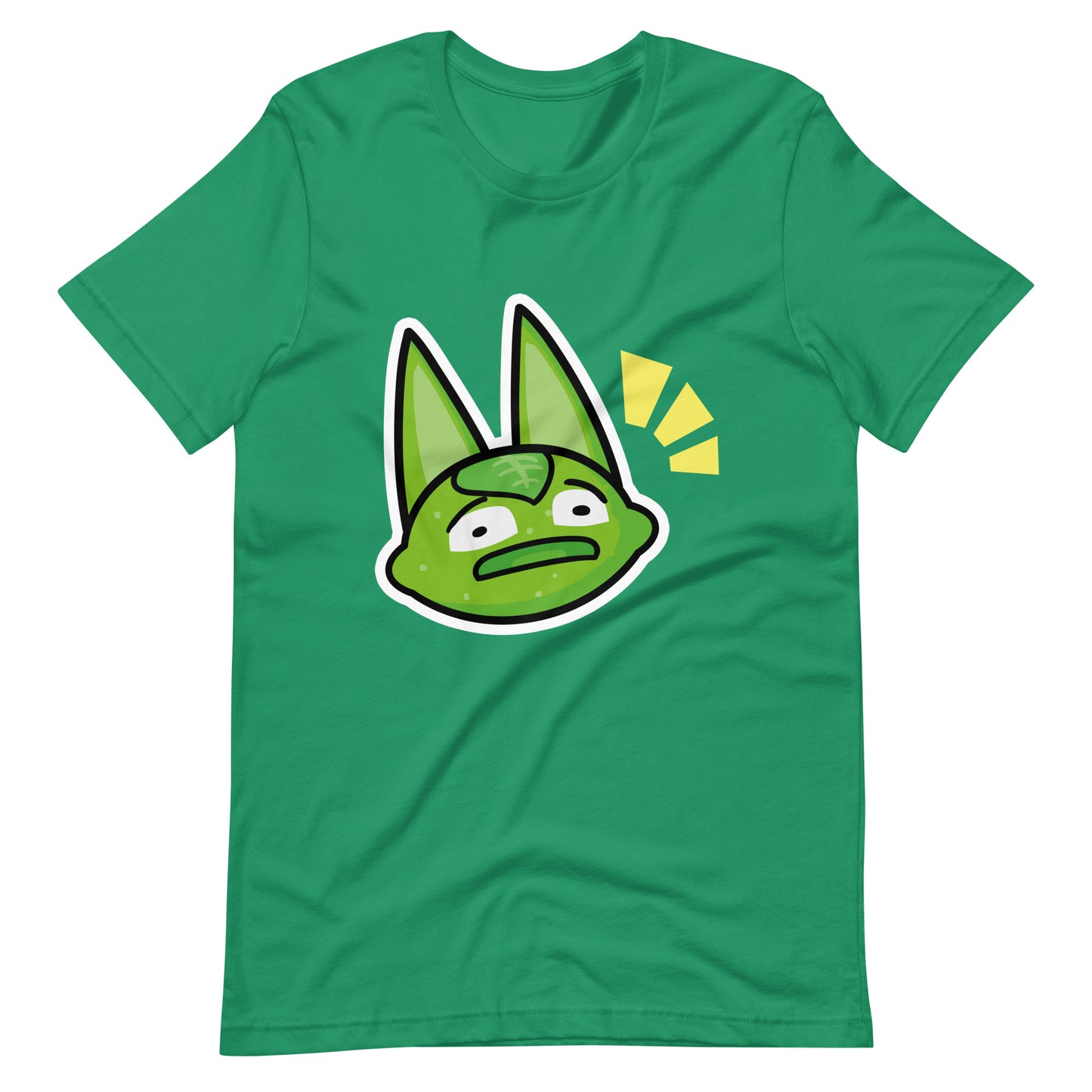 Legally Distinct Lime Cat T-Shirt