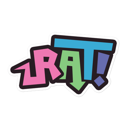 RAT! Logo Sticker